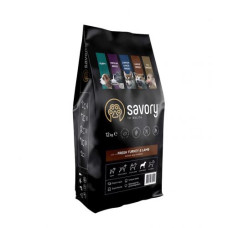 Сухий корм Savory Large для собак великих порід, зі свіжим ягням та індичкою, 12 кг